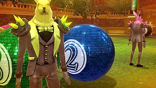 Uncensored teen anime hentai with a wild group of rabbits in public