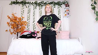 Destination Kats Halloween Panty Tease