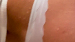 Hot Shower with Dildo