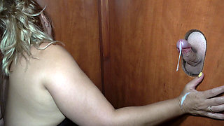 Vicky in the Glory Hole
