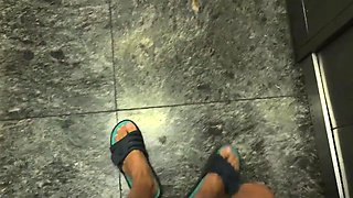 My Slim Brunette Neighbour Saw Me Watching Her In the Shower & Invited Me To Come & Fuck Her
