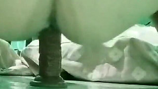 Sexy Filipina MILF Riding & Bouncing on a Dildo
