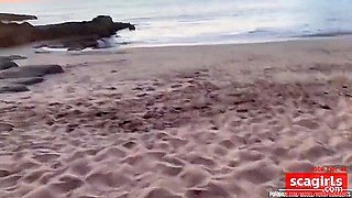 Public Beach Sex And Orgasm For Amateur Couple