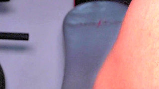 My Gym Trainer Caught Me Masturbate Myself at Gym, He Help Me Squirt and Fuck My Big Hairy Ass.