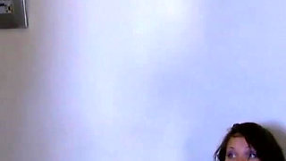 Beautiful brunette loves hard anal fucking and dildo