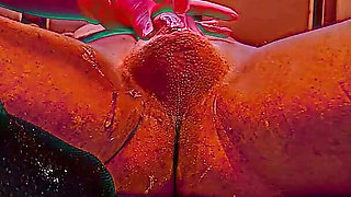 Learning How to Remove Pubic Hair From a Man Using Liquid Wax Depilation