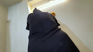 Lebanis Hot Maid Clean My Room & I See Her Hanging Boobs with Puffy Nipple & Start Masturbation