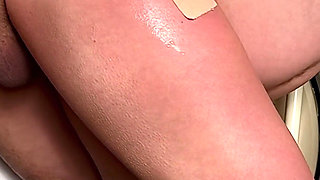 The Stepson Fucked His Pregnant Stepmother in the Kitchen While His Father Was Away