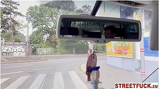 Traveling Horny Couple Offers Creampie To Taxi Driver