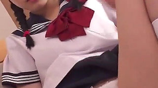 Pure and Innocent, Black Hair, School Girl Outfit, Beautiful Girl, Creampie -3