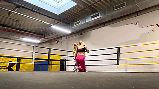 Competetive Female Wrestling with Ginger