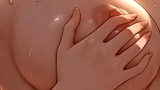 busty Elf Girl Oils Massive Breasts Play on Beach - Explosive Squirting Hentai