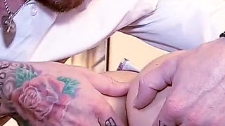 Strange guy meets the horny MILF Jasmin Jae at a party and takes her home with him