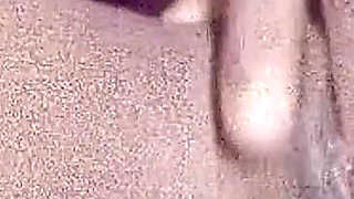 Slim African Baddie Squirting Over Her Pussy While Masturbating on Her Private Time