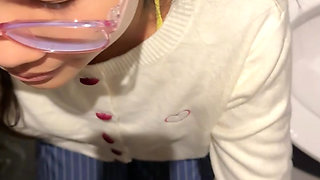 I Sucked Him in Public Restroom and He Came in My Mouth, I Swallowed Everything