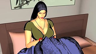 Neha Bhabhi Hot Indian Massage - Big Tits MILF Gets Fingered & Fucked by Masseur