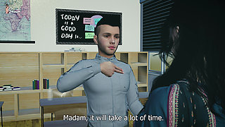 Desi Indian Aunty Teacher Fucked by Student After Cheating Husband - Homework Sex