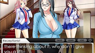 Big-boobed COUGAR attempts to tempt Aika. Smutty Lezzie Anime porn Vore Project