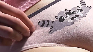 Amateur Girl In Cute Panties Showing Off Her Fat Camel Toe