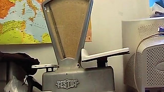 Busty College Slut From France Double Penetrated in Class