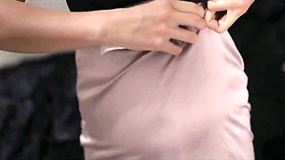 Indonesian Porn Trying Out a New Skirt and Suddenly Getting Fucked From Behind