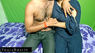 Naughty Bhabi Fucked With Her Debor On Bed .