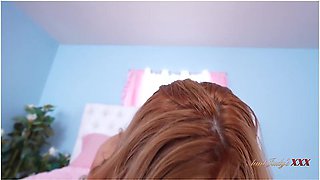 Catching Your Busty Stepmom Andi James Masturbating (pov)