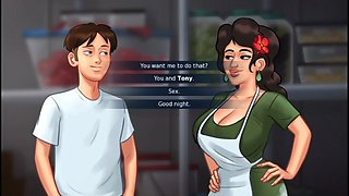 Helping aunty for make romance big ass