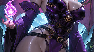 Fantasy women's different positions