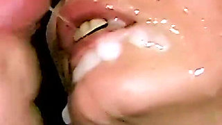 Brunette cum ass fuck slut
