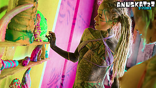 Hippie and Bimbo Anal Fuck with Crazy Toys