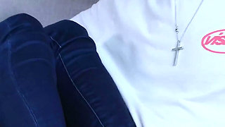 Massaging My Stepsister's Stinky Feet After Work