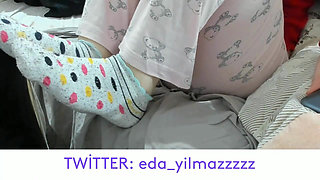 Foot- Foot Fetish- Turkish Foot- Turkish Foot Fetish- Socks- Stockings Fetish- Turkish Porn- Turkish MILF