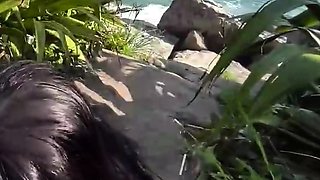 FUCKING ON THE BEACH BAREBACK