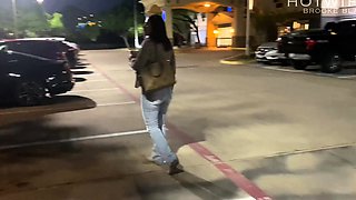 Sexy smoking hot brunette with big boobs and a fat rounf ass