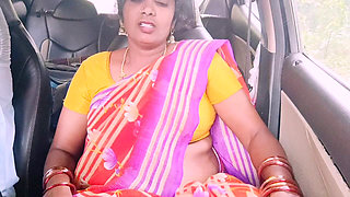 Desi Saree Maid Car Outdoor Sex. Telugu Dirty Talks.