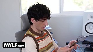 Big titted sex professor Rachael Cavalli gives her schoolgirl a hands-on masterclass