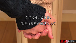Japanese Women Kotone Toua and Hina Kanno Get Turned on by Licking Each Other’s Noses