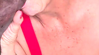 The Mature French Woman Gets Fucked by Two Big Black Dicks