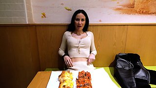 TeamSkeet-Pizza, a Strip Tease, and Authentic Italian Pussy