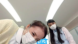Sneaking Sex with Two Frustrated Dental Assistants During Treatment - Ruri and Rena
