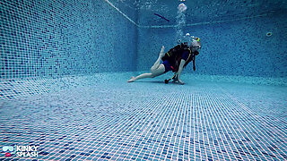 Underwater Scuba Foot Job