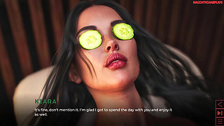 The Synthetic Part 11 By Carbon - Stepmom Has The Best Huge Boobs & Juicy Nipples , Two Sexy MILFS