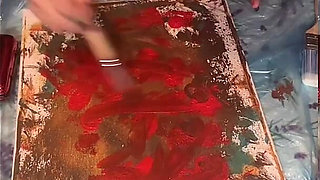 In Big Eyeglasses Asmr Acrylic Art Bloom in the Mist Part 2