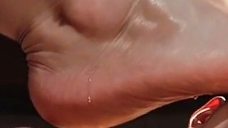 Fat Mistress Steps on Skinny Slave Face - Hard Trampling Humiliation