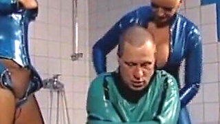 Humiliating ass penetrated threesome