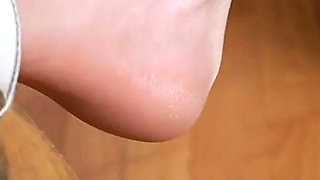 Slow Heel Dangling Asmr - Wooden Clogs, Soft Nylon Sounds