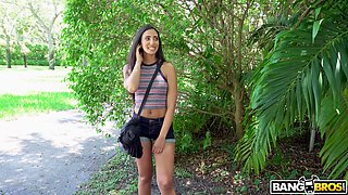 Getting Her Pussy Stretched on The Bus