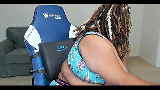 Sucking This Dildo on Webcam