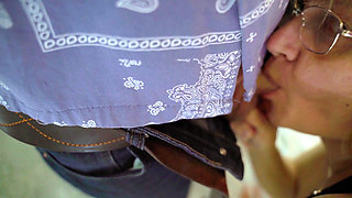 Swallows a Small Dick